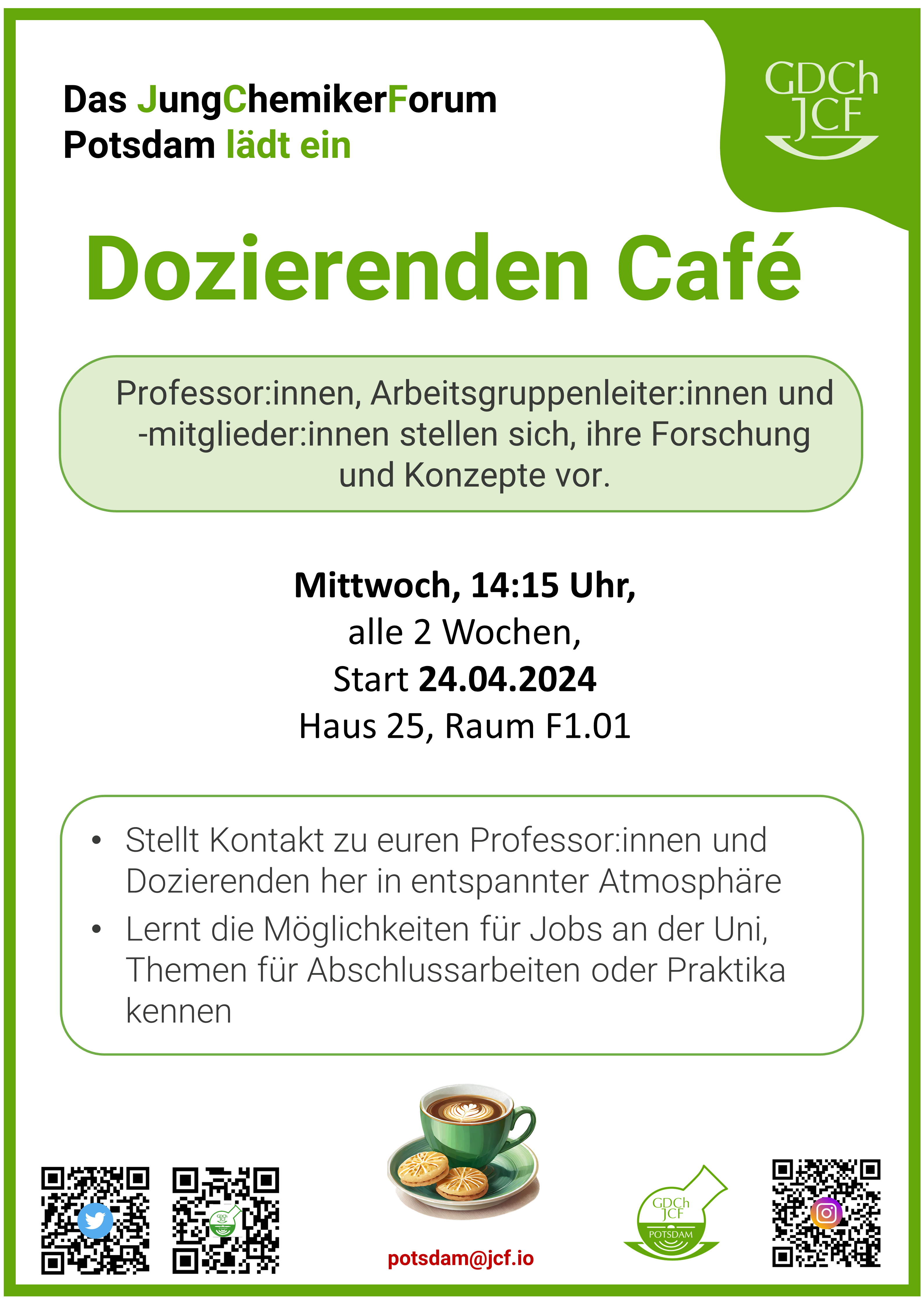 Proktuzierendencafe Plakat 1